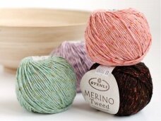 Merino Tweed (merino vilna, šilkas, akrilanas)