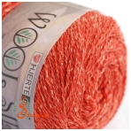Hjertegarn Wool Silk 3017 rudens oranžinė