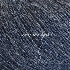 Wool Linen 235 tamsiai pilka