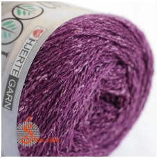 Hjertegarn Wool Silk 3028 eggplant purple