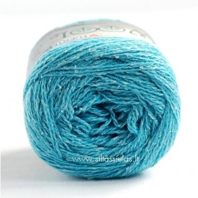 Hjertegarn Wool Silk 3010 vandens žydra